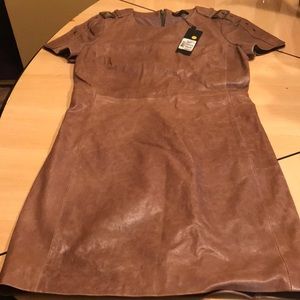 Rachel Zoe genuine Leather dress.